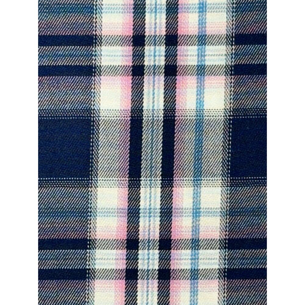 Peter Millar Mens Size Large Shirt Plaid Long Sleeve Button Up Cotton Blue - Picture 4 of 8